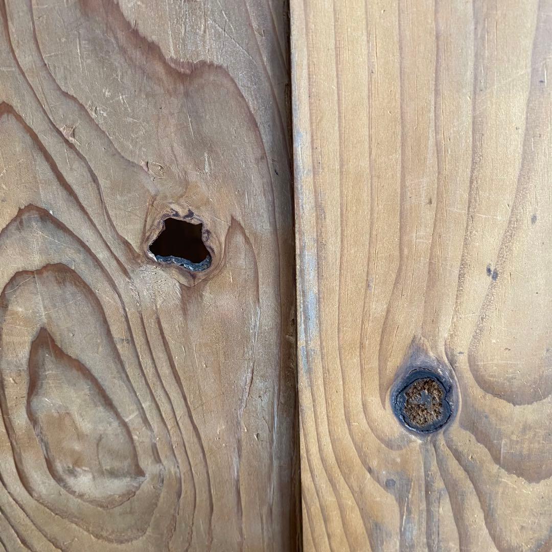 アンティーク オープンラック 飾り棚 ディスプレイ 無垢材 無塗装 z695