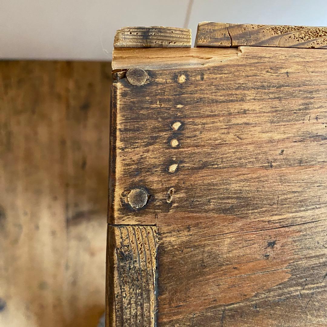 アンティーク オープンラック 飾り棚 ディスプレイ 無垢材 無塗装 z695