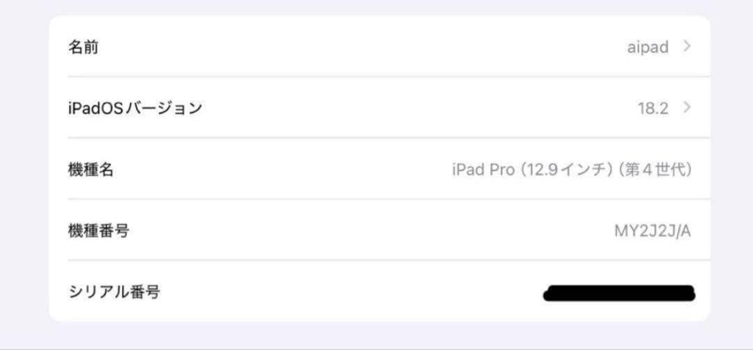 【美品・即購入OK】iPad Pro 12.9 第4世代 WiFi 128GB