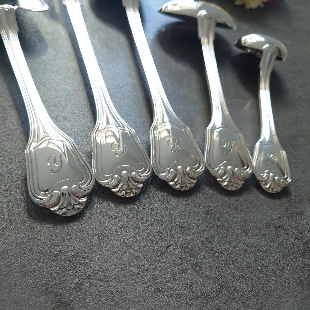 格安 美品 クリストフル ポートロイヤル サービングセット 5点