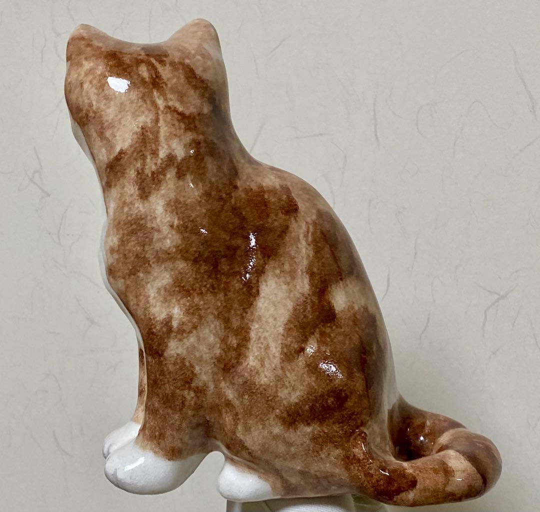 ウィンスタンレイキャット　ケンジントンキャット　ジンジャー猫　貫入無し　サイズ2