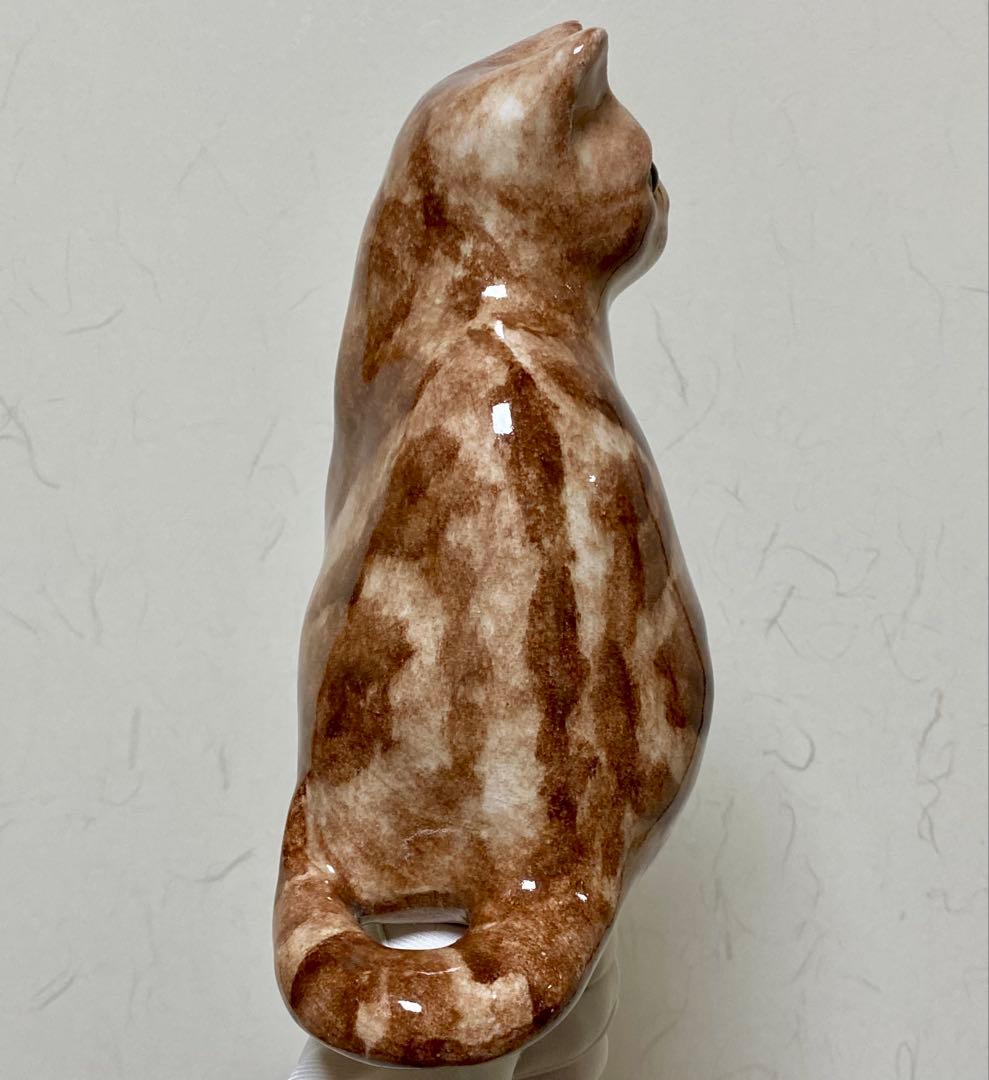 ウィンスタンレイキャット　ケンジントンキャット　ジンジャー猫　貫入無し　サイズ2