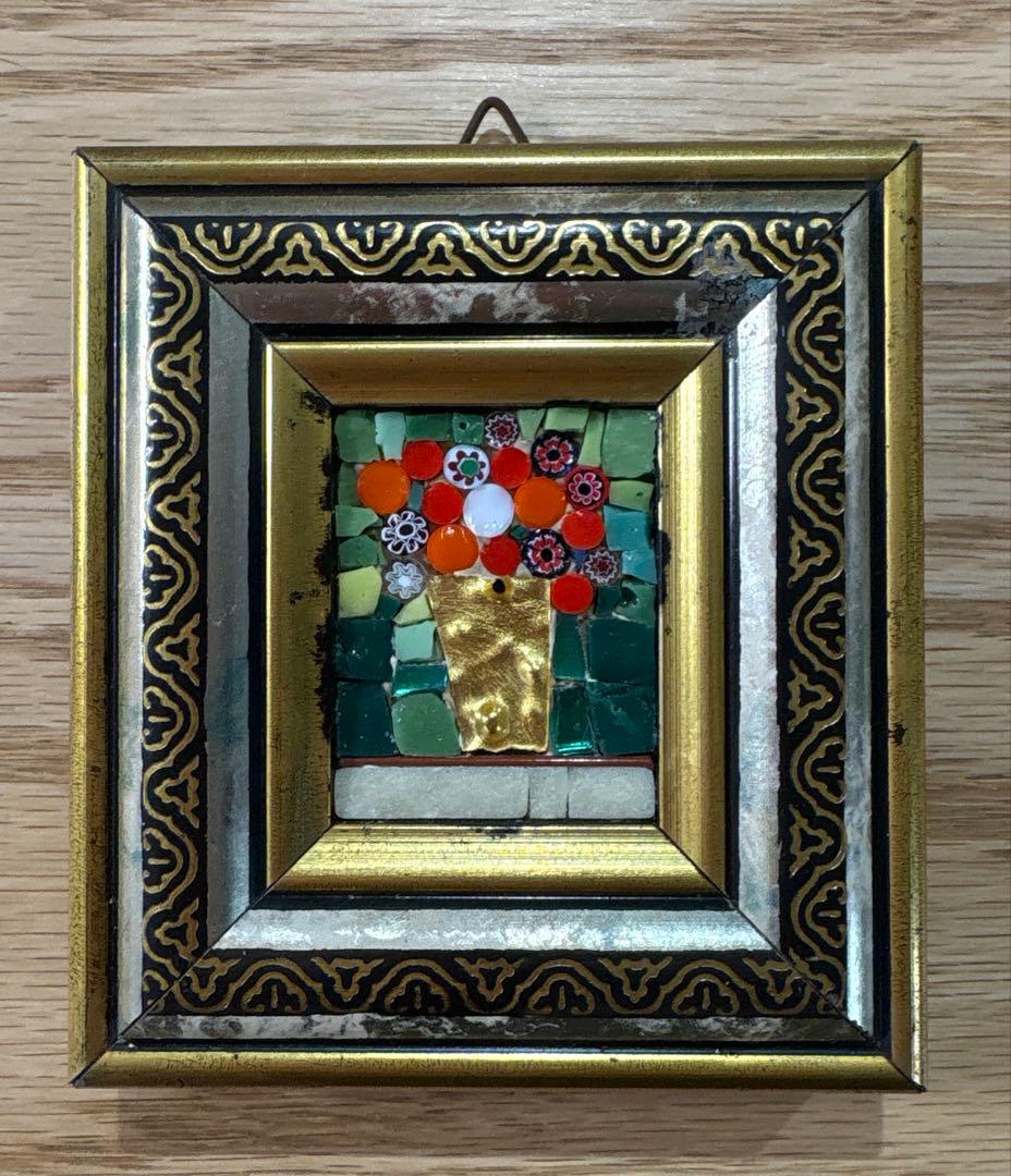 CANGEMI&INTRAVAIA モザイクタイル 画 24KARAT 2点