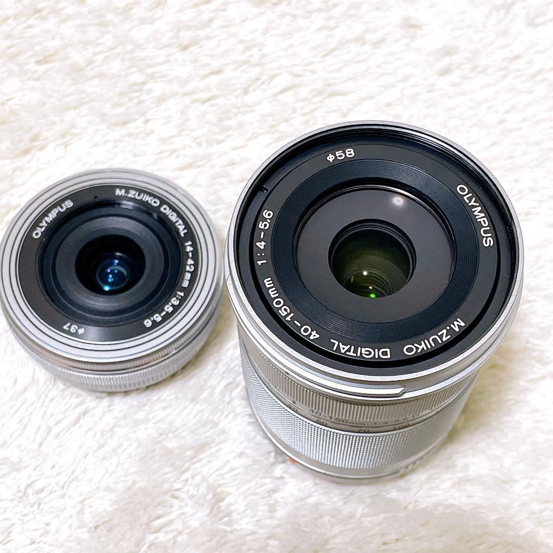 美品 OLYMPUS PEN E-PL9 ダブルズームキット ミラーレス一眼レフ