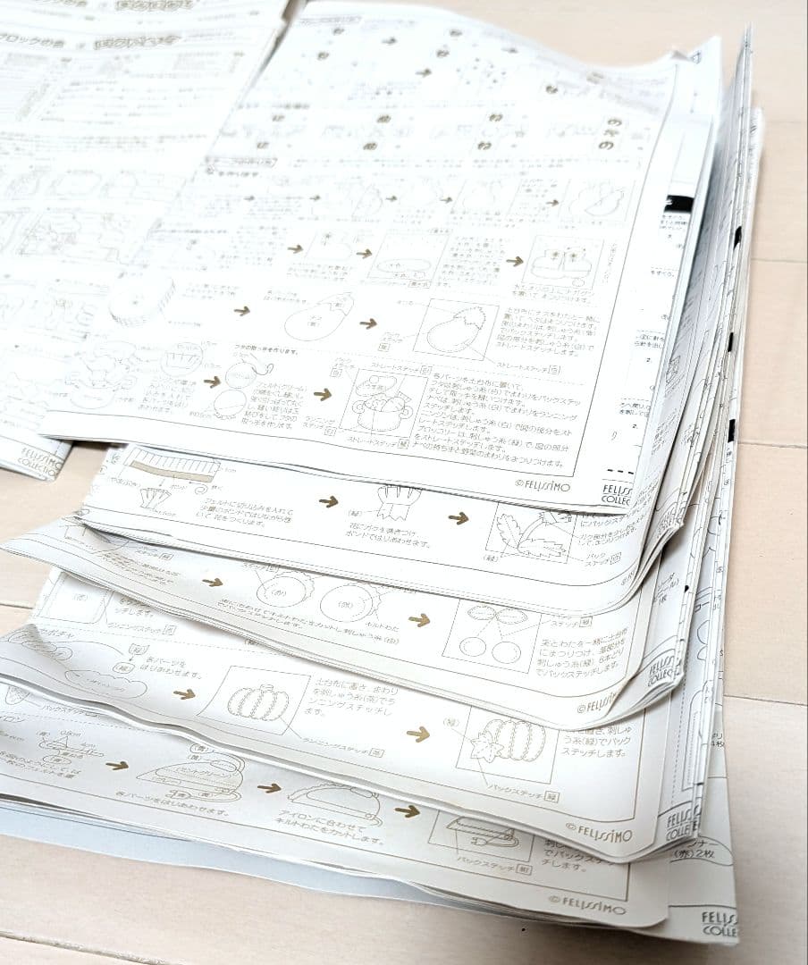 FELISSIMO ママがつくるコロコロ文字ブロック ハンドメイド フェリシモ