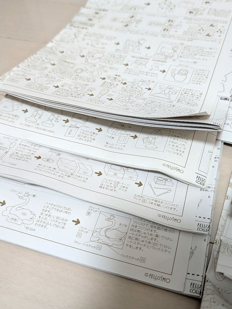 FELISSIMO ママがつくるコロコロ文字ブロック ハンドメイド フェリシモ