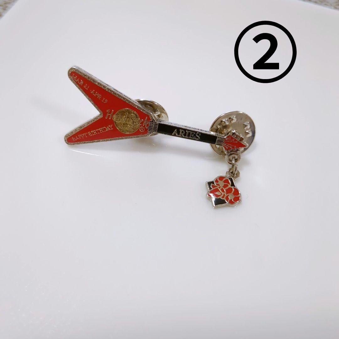 ハードロックカフェ Hard Rock CAFE エレキギター 誕生日ピン 3点