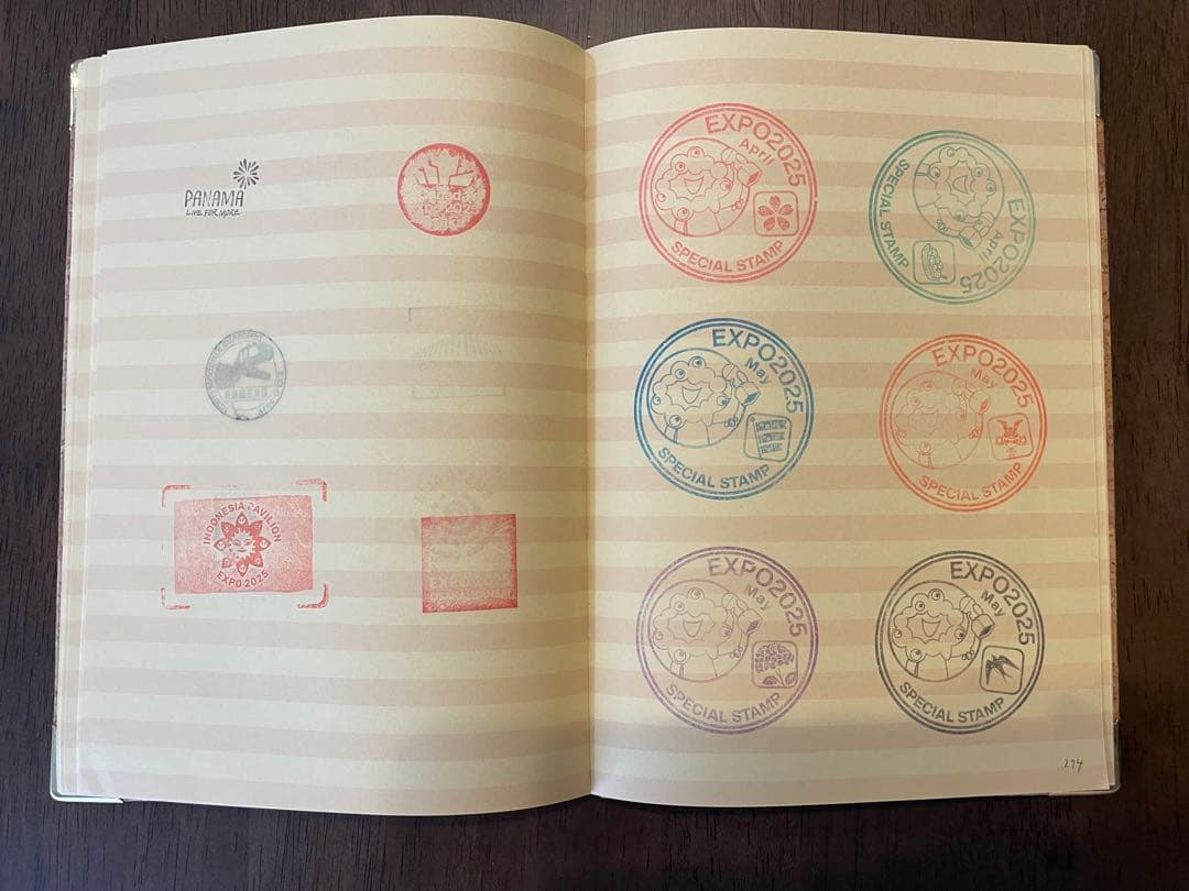 2025年大阪万博スタンプ、サイン帳　希少