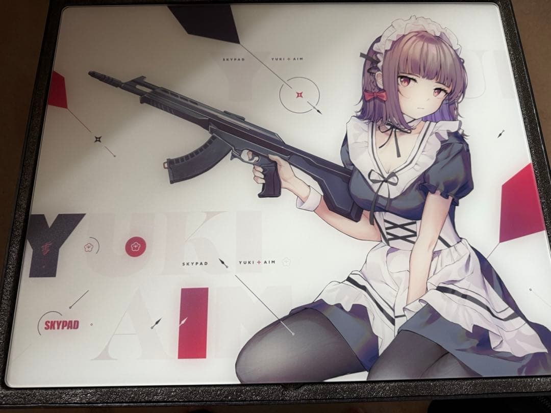 SKYPAD x Yuki Aim ガラスマウスパッド