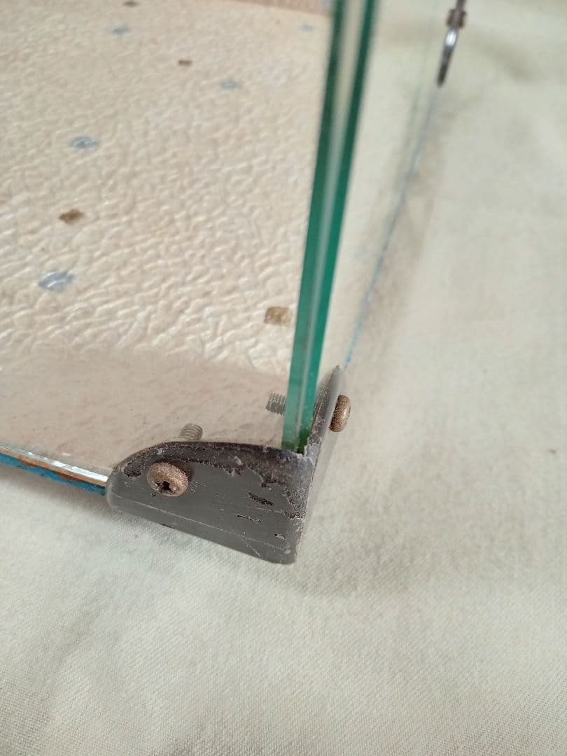 ガラスケース/昭和レトロ/レトロガラス/背面/底面/和紙/MRZ404