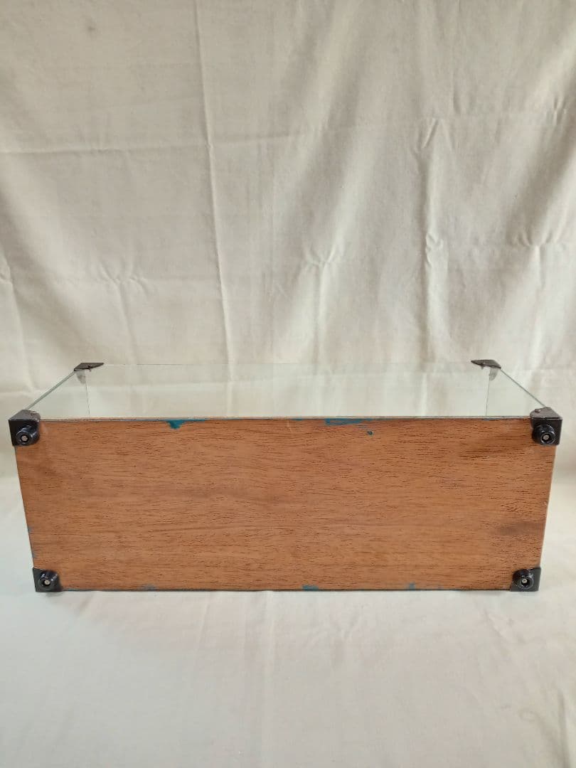 ガラスケース/昭和レトロ/レトロガラス/背面/底面/和紙/MRZ404