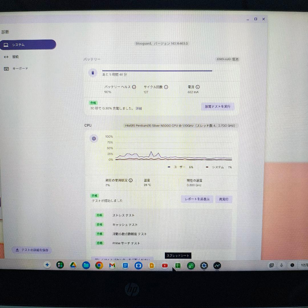 HP Chromebook x360 14b-ca0000　中古