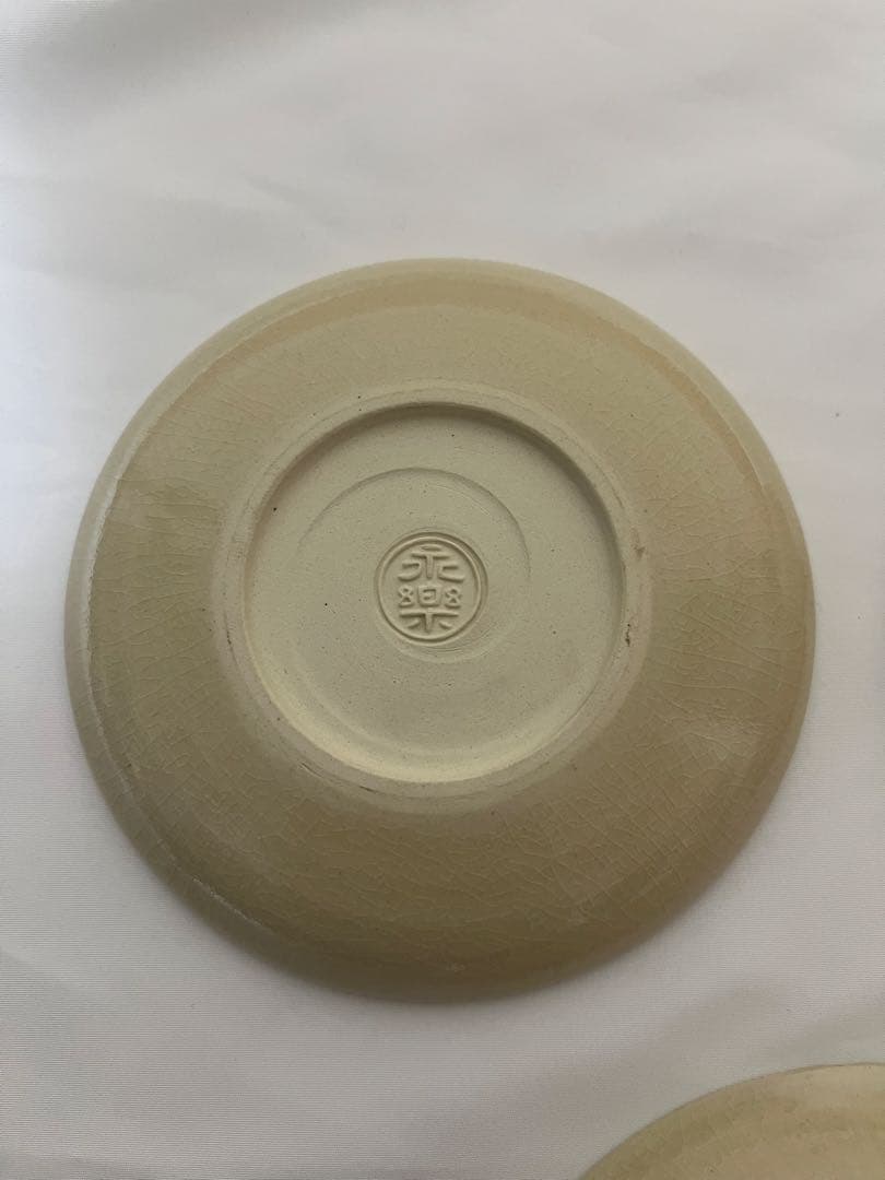 十六代 永楽善五郎 即全作 仁清写神鈴之絵 銘々皿　五客