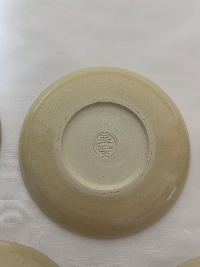 十六代 永楽善五郎 即全作 仁清写神鈴之絵 銘々皿　五客