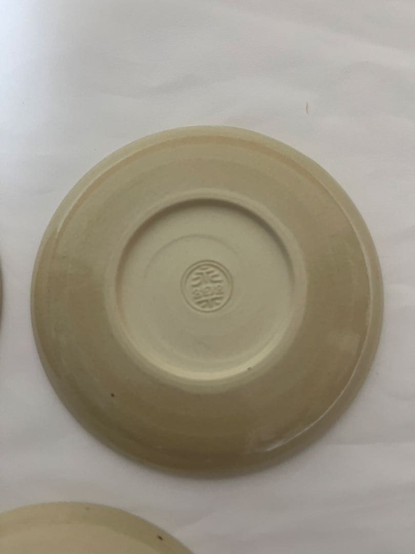 十六代 永楽善五郎 即全作 仁清写神鈴之絵 銘々皿　五客