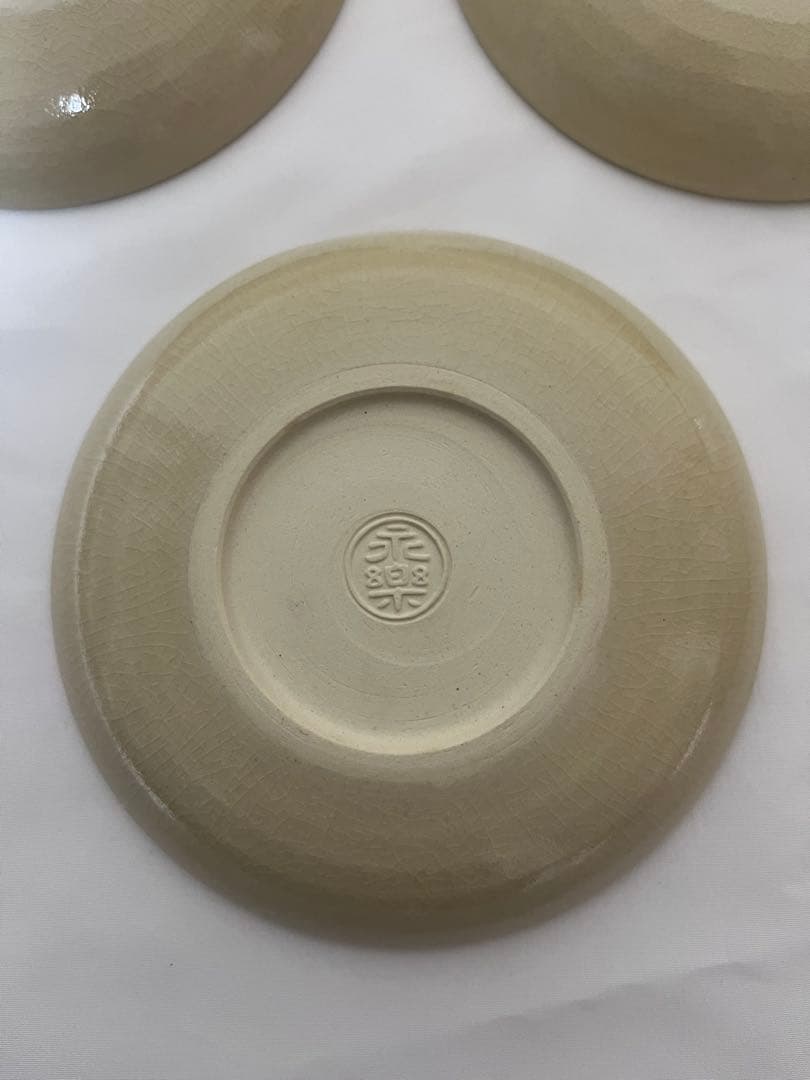 十六代 永楽善五郎 即全作 仁清写神鈴之絵 銘々皿　五客