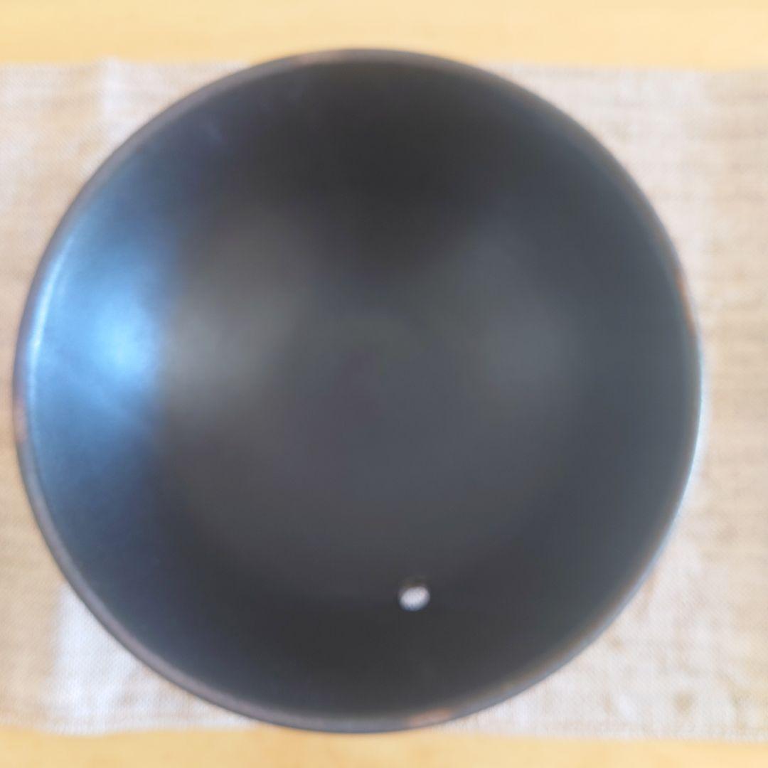 華月 大黒ごはん鍋　1〜2合用　大黒窯　ごはん鍋　丸黒釉　陶器　萬古焼