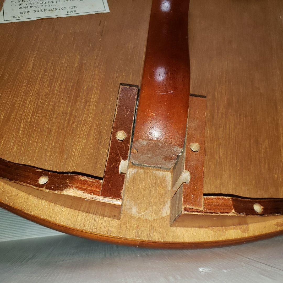 レトロ　ちゃぶ台　木製　折りたたみ　90センチ