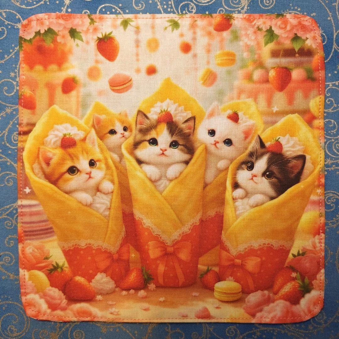 ファン子　ハンカチ　ネコちゃん柄　17枚