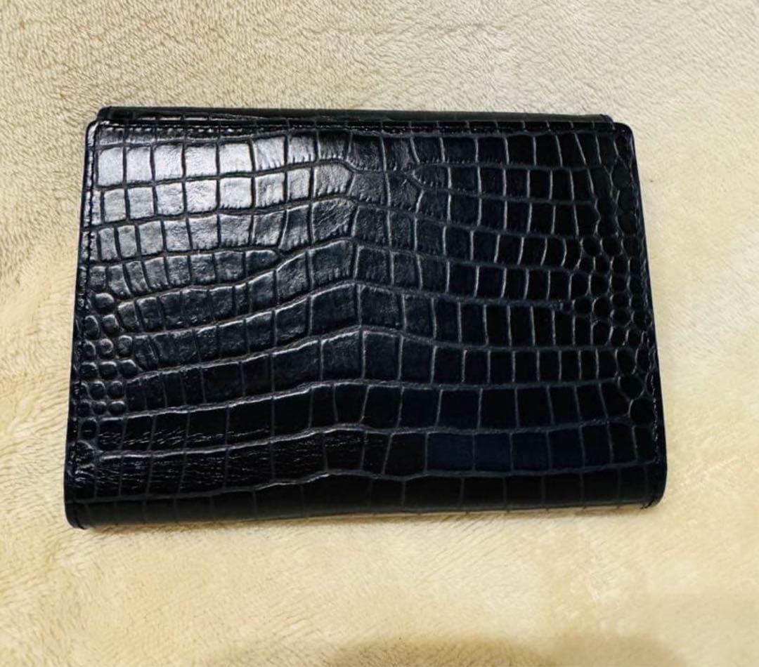 Valentino Garavani クロコ 二つ折り財布
