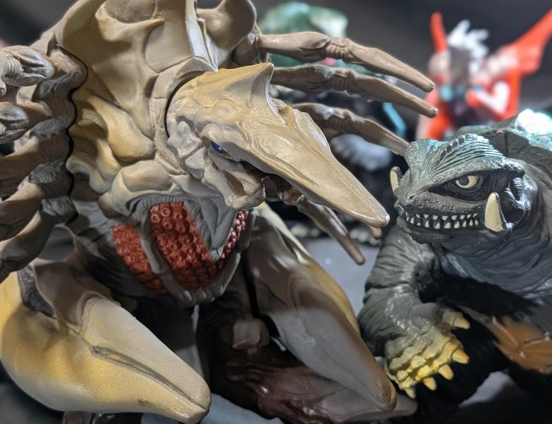 平成ガメラ＆対戦怪獣（バンダイ）ソフビフィギュア７体セット