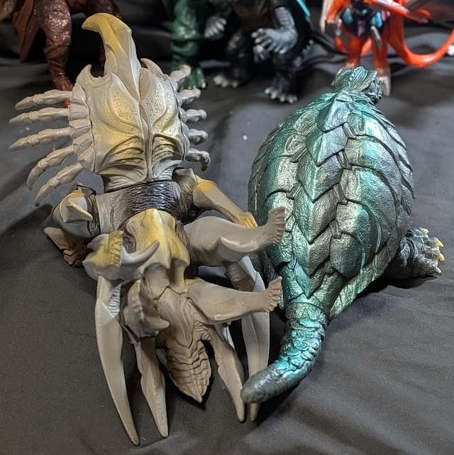 平成ガメラ＆対戦怪獣（バンダイ）ソフビフィギュア７体セット
