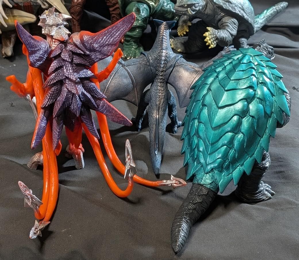 平成ガメラ＆対戦怪獣（バンダイ）ソフビフィギュア７体セット