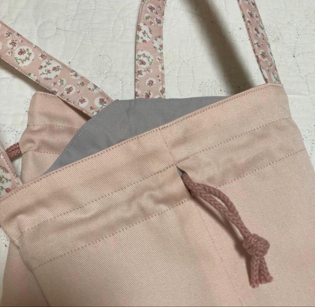 レッスンバッグ　お着替え袋　上靴袋　3点　リバティ　ジョアンナ　いちごラテ　入園