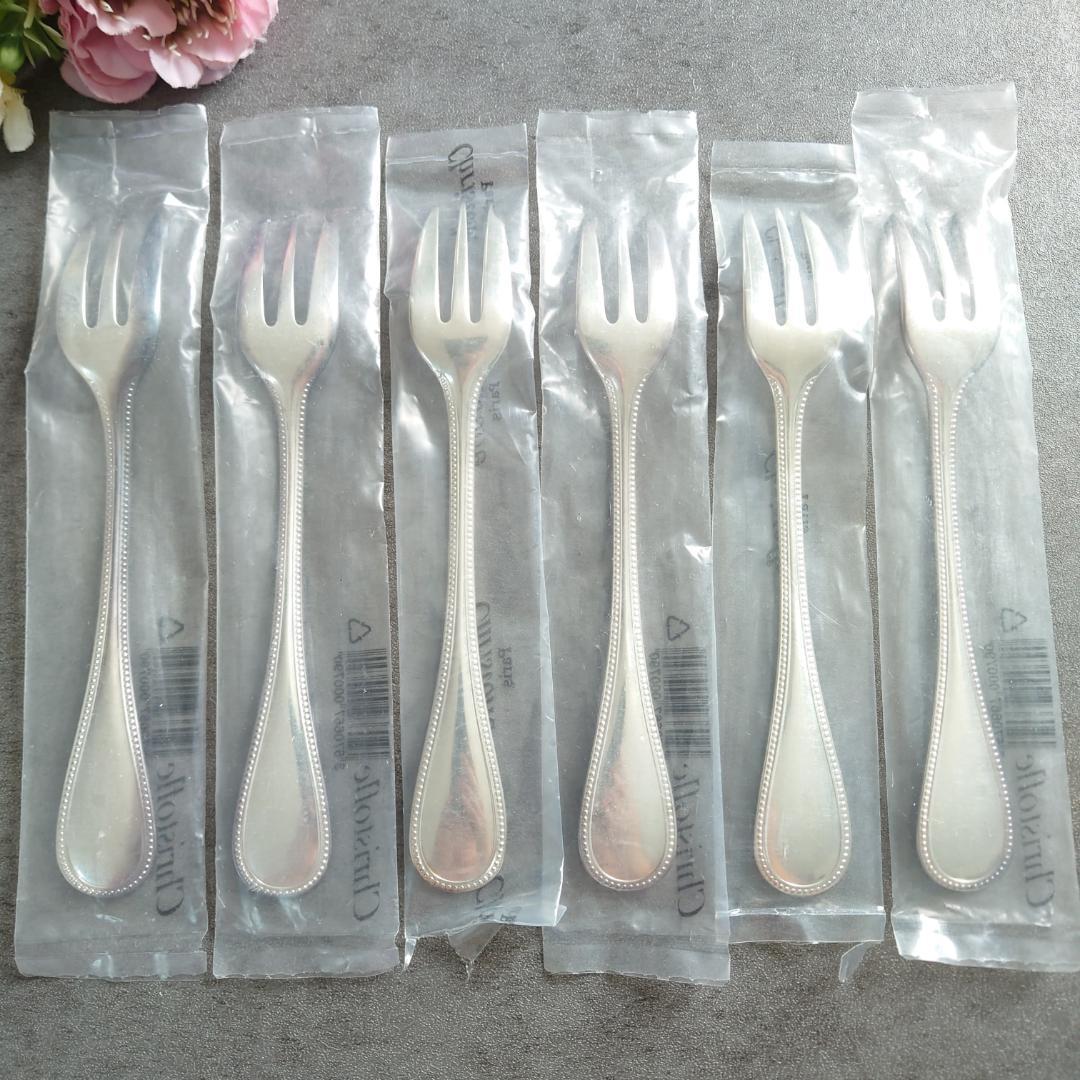 クリストフル パール ケーキフォーク 未開封 6点