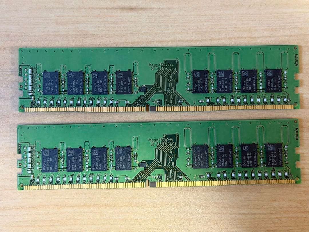 中古SK hynix DDR4 PC4-3200 メモリ16GB×2（32GB）