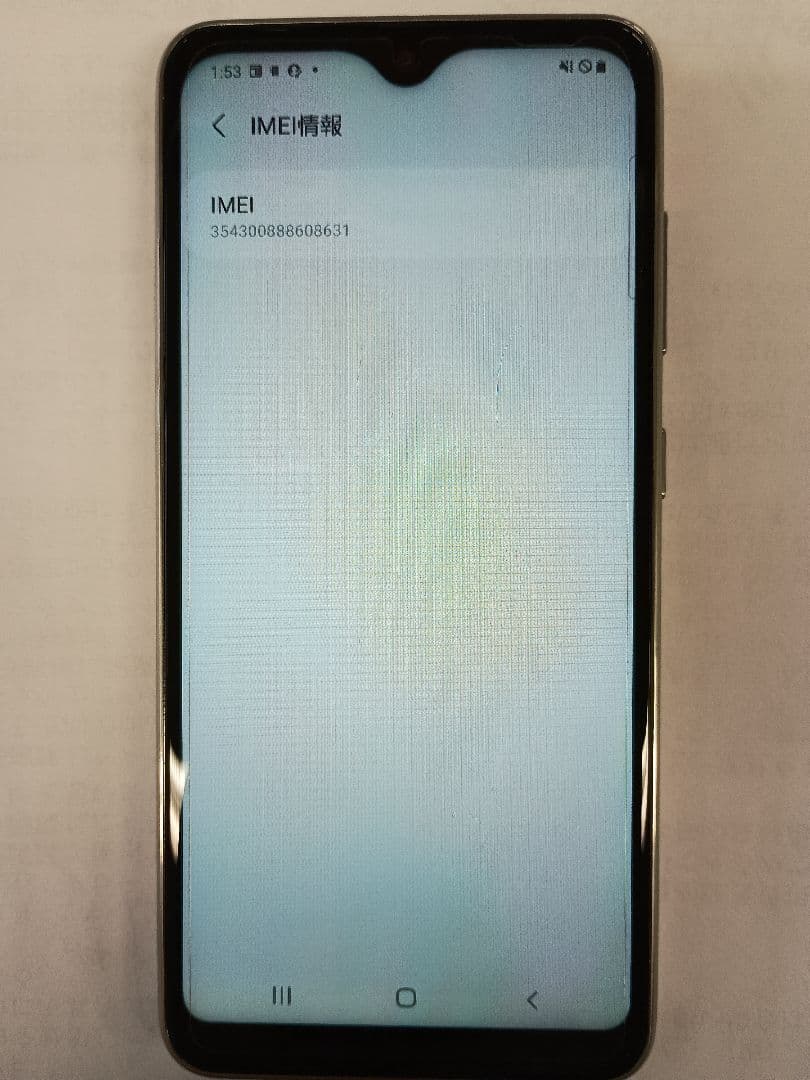 GALAXY A21 SC42A SIMフリー ホワイト64GB、無色ケース付き