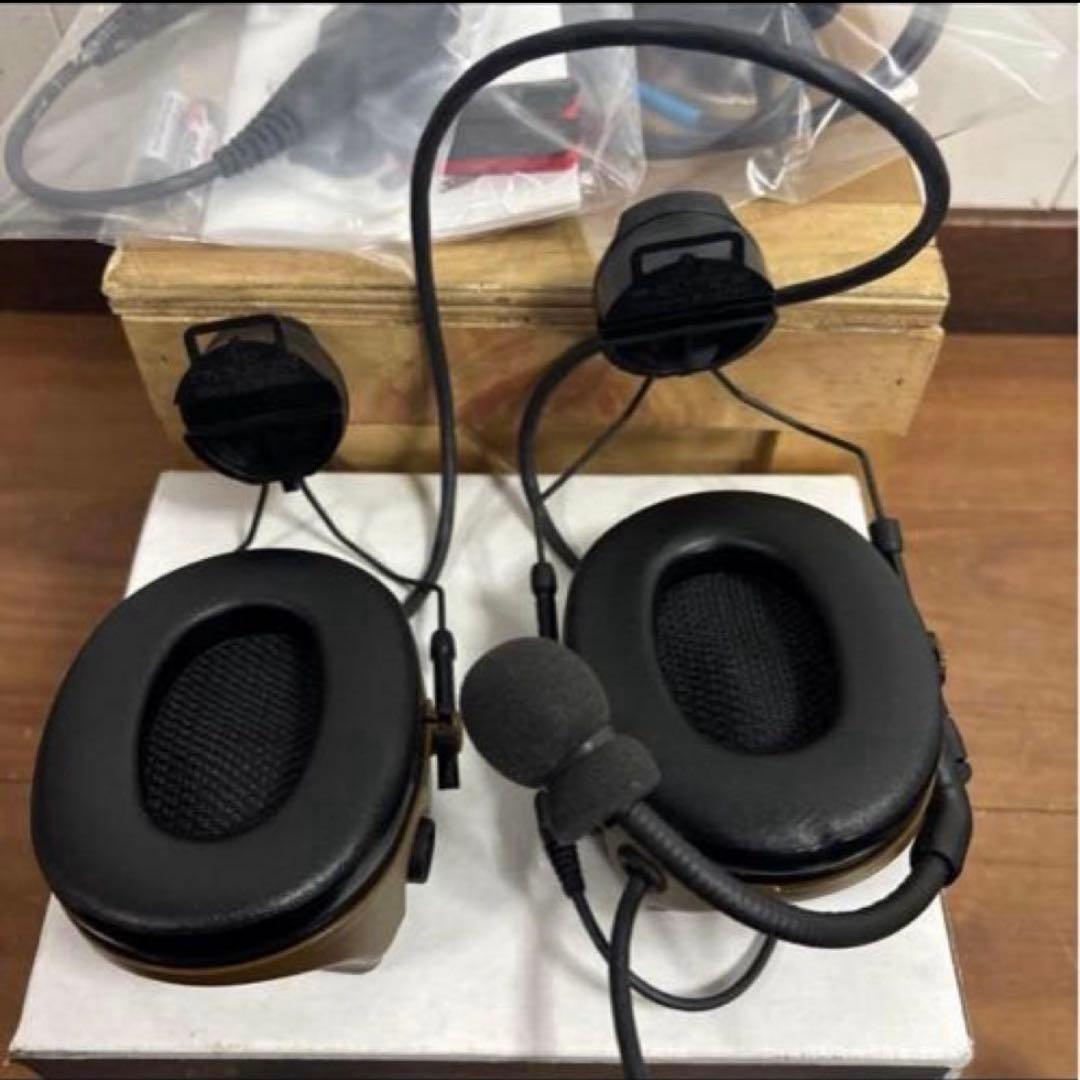 未使用品　米軍　実物　PELTOR COMTAC V ペルター　PTT付き　③