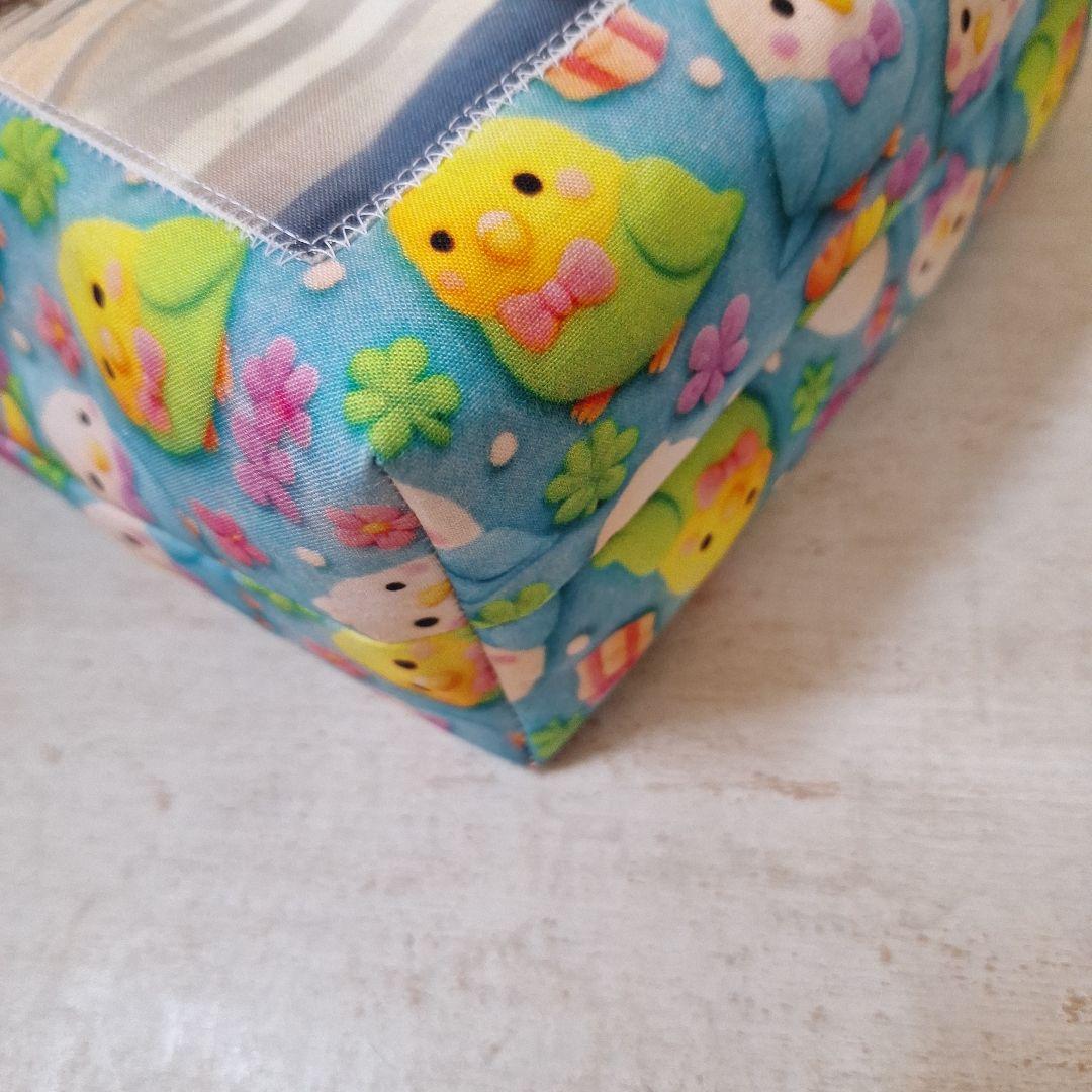 激レアねこパネル生地　ハンドメイド　まちなしバッグ、フラットポーチ、ミニバック