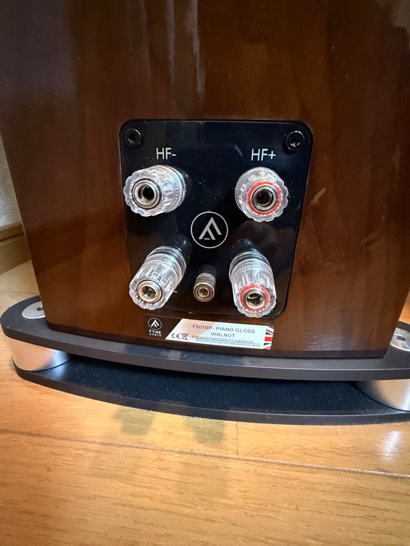 2本同時購入 Fyne Audio F501SP PGWNウォールナット2/2