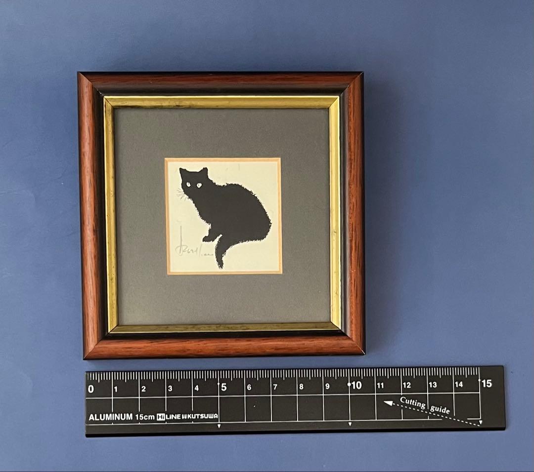 アンドリュー・コゥリー作　ミニ額【猫】　アートフレーム