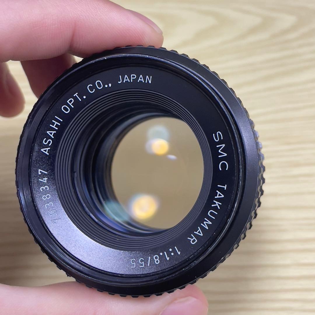 【完動美品】SMC TAKUMAR 55mm f1.8 M42マウント