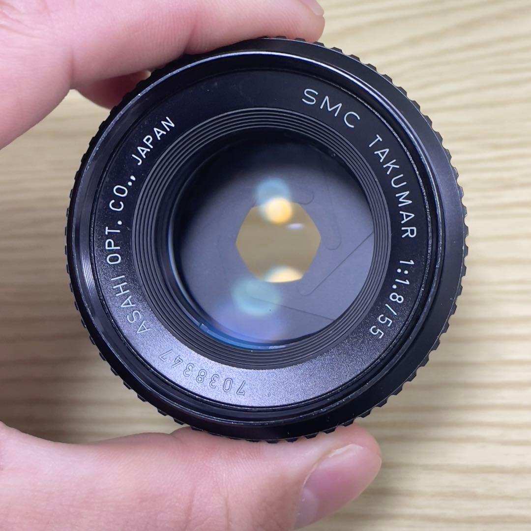 【完動美品】SMC TAKUMAR 55mm f1.8 M42マウント