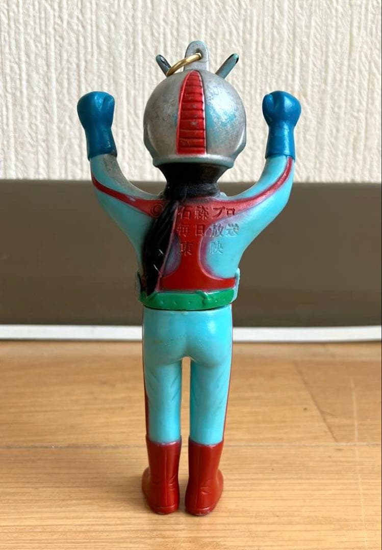 仮面ライダー　X　 ポピー　ミニソフビ　 ペンダント　公開当時品　開封品