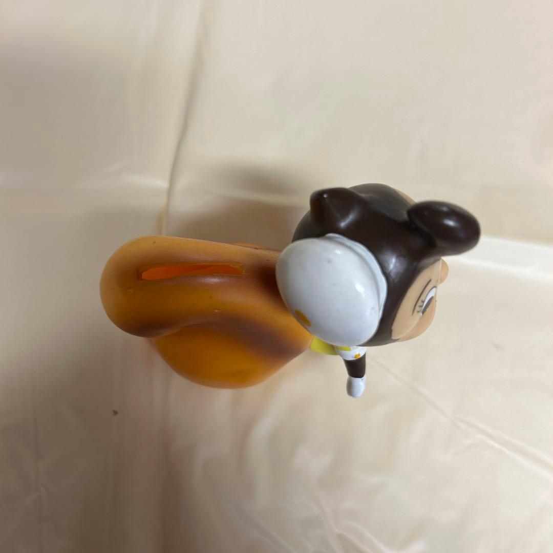 当時物 サンヨークレジット リス 手塚治虫 ソフビ 貯金箱 人形 マスコット