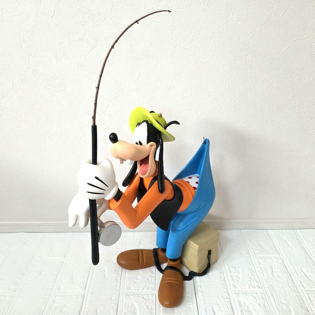 【グーフィー】グーフィー　フィッシング　ビッグフィギュア　箱あり　未使用　希少