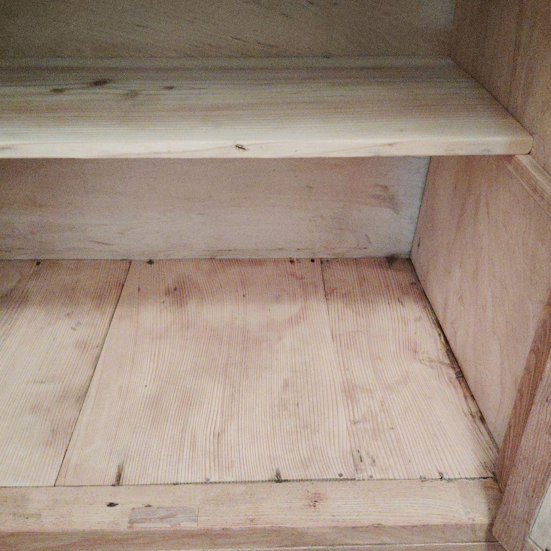 天然木キッチン収納キャビネット