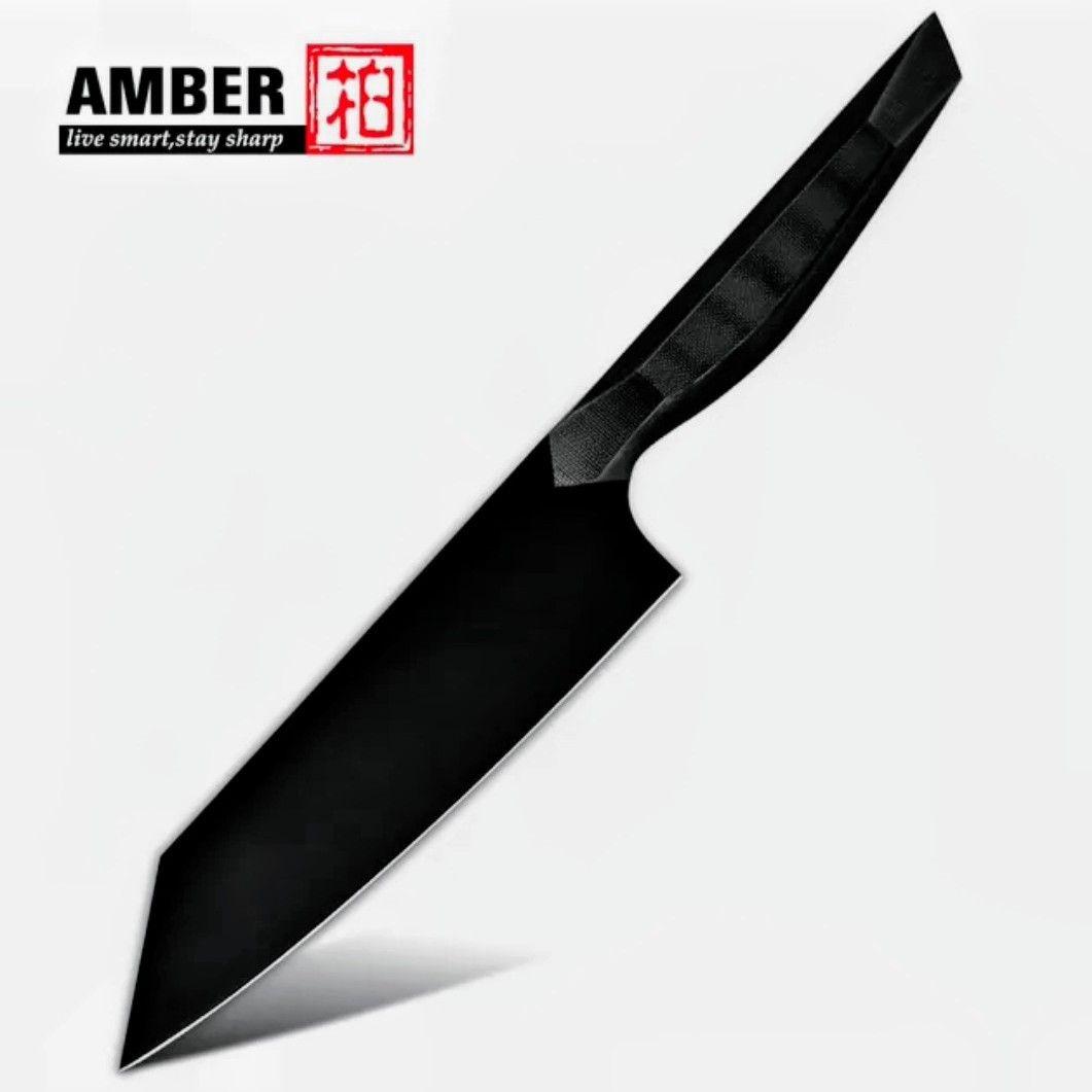 【新作】剣型　高炭素　三徳包丁　G10　ミリタリーグリップ