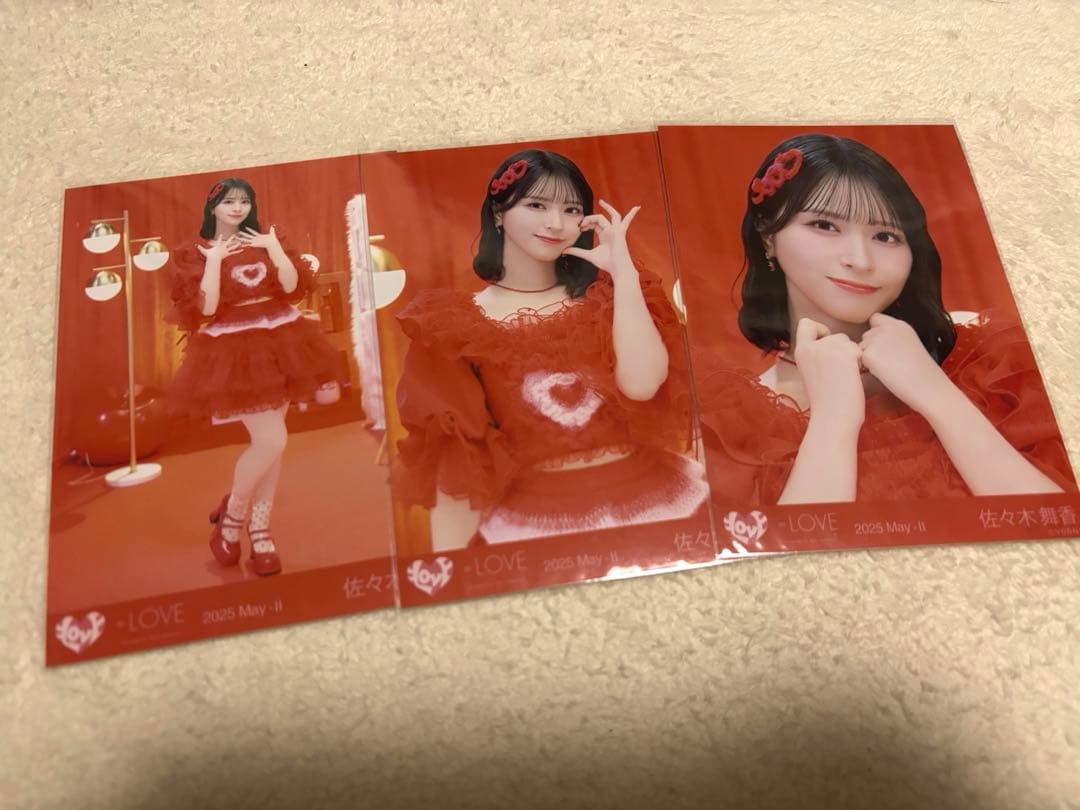イコラブ ＝LOVE 佐々木舞香 生写真 コンプ　5セット売り