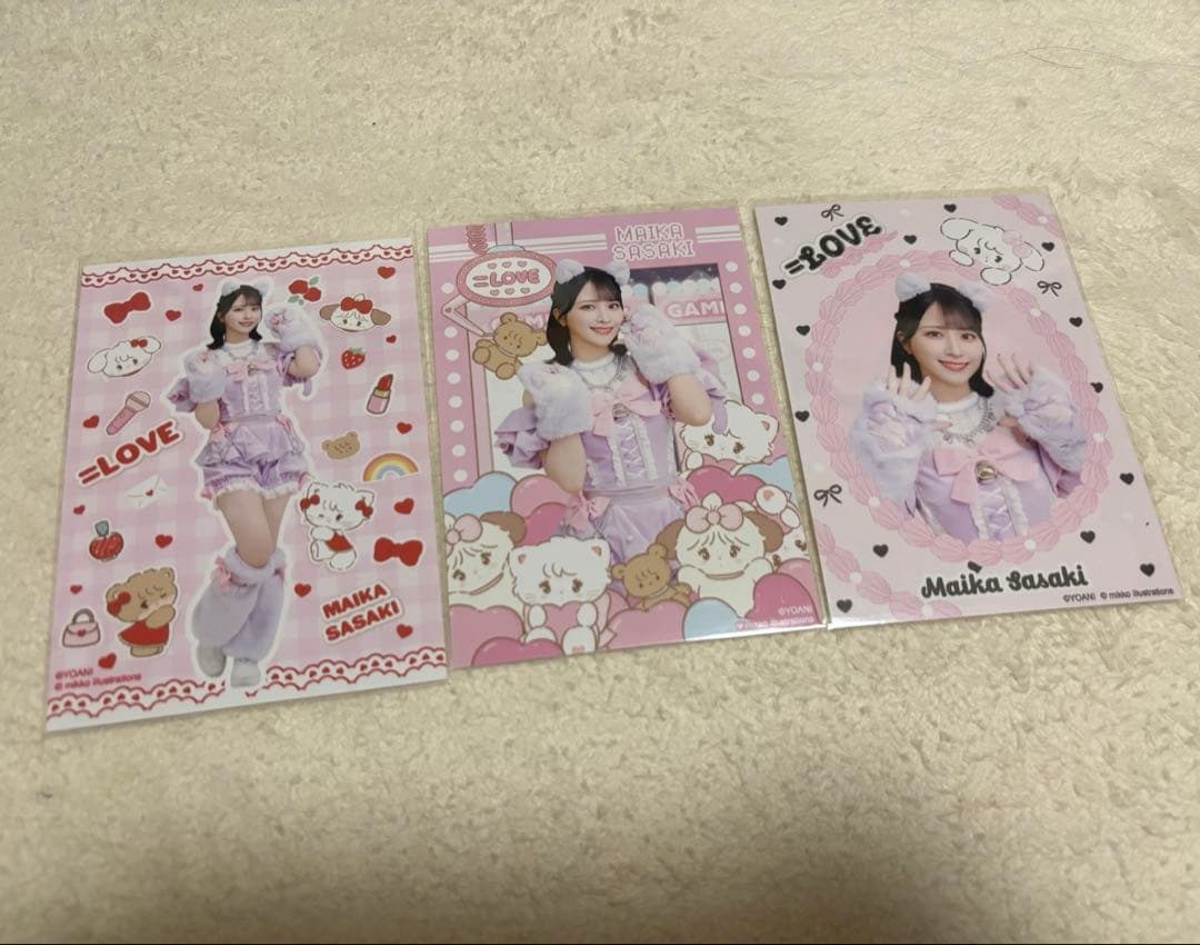 イコラブ ＝LOVE 佐々木舞香 生写真 コンプ　5セット売り