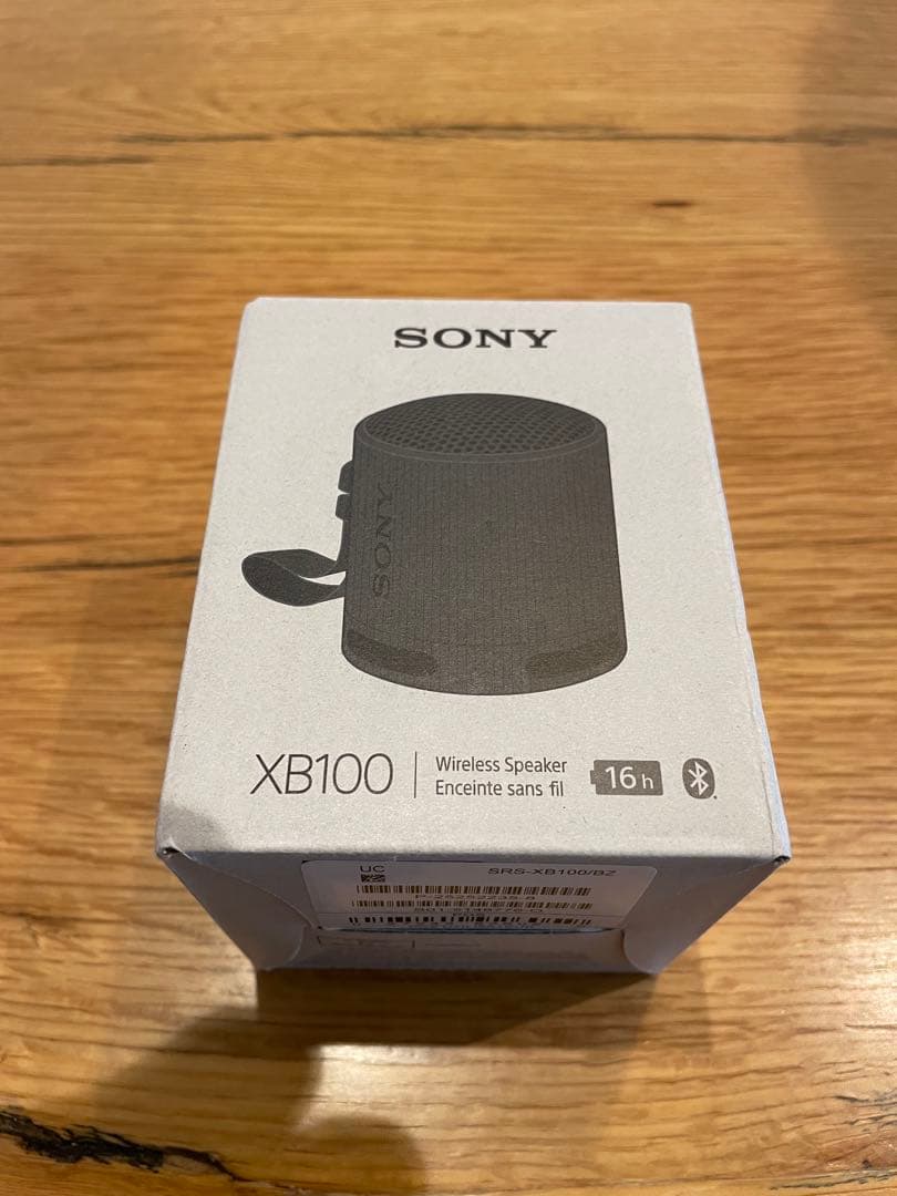 新品・未使用　ソニー ワイヤレススピーカー SRS-XB100 ブラック