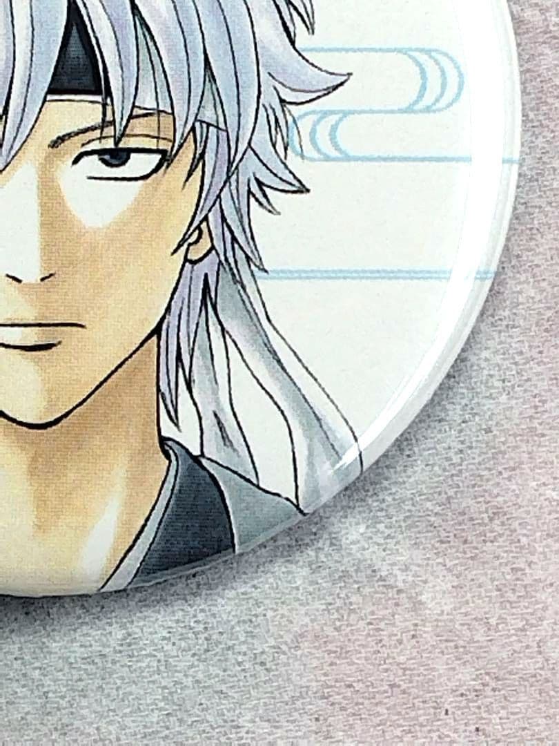 【♥激レア♥】銀魂 大銀魂展 んまい棒 缶バッジ 白夜叉