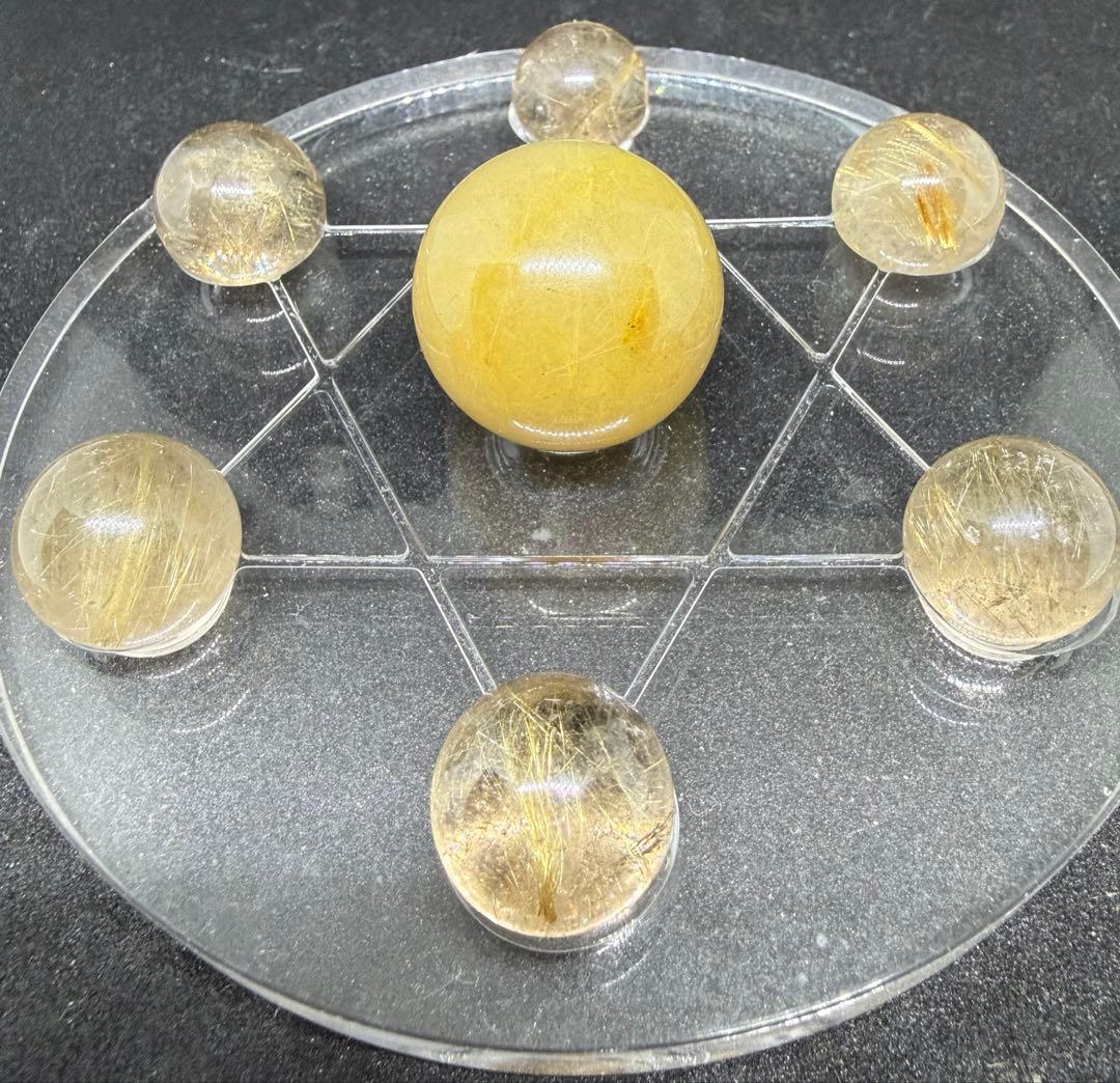 ルチルクォーツ七星陣