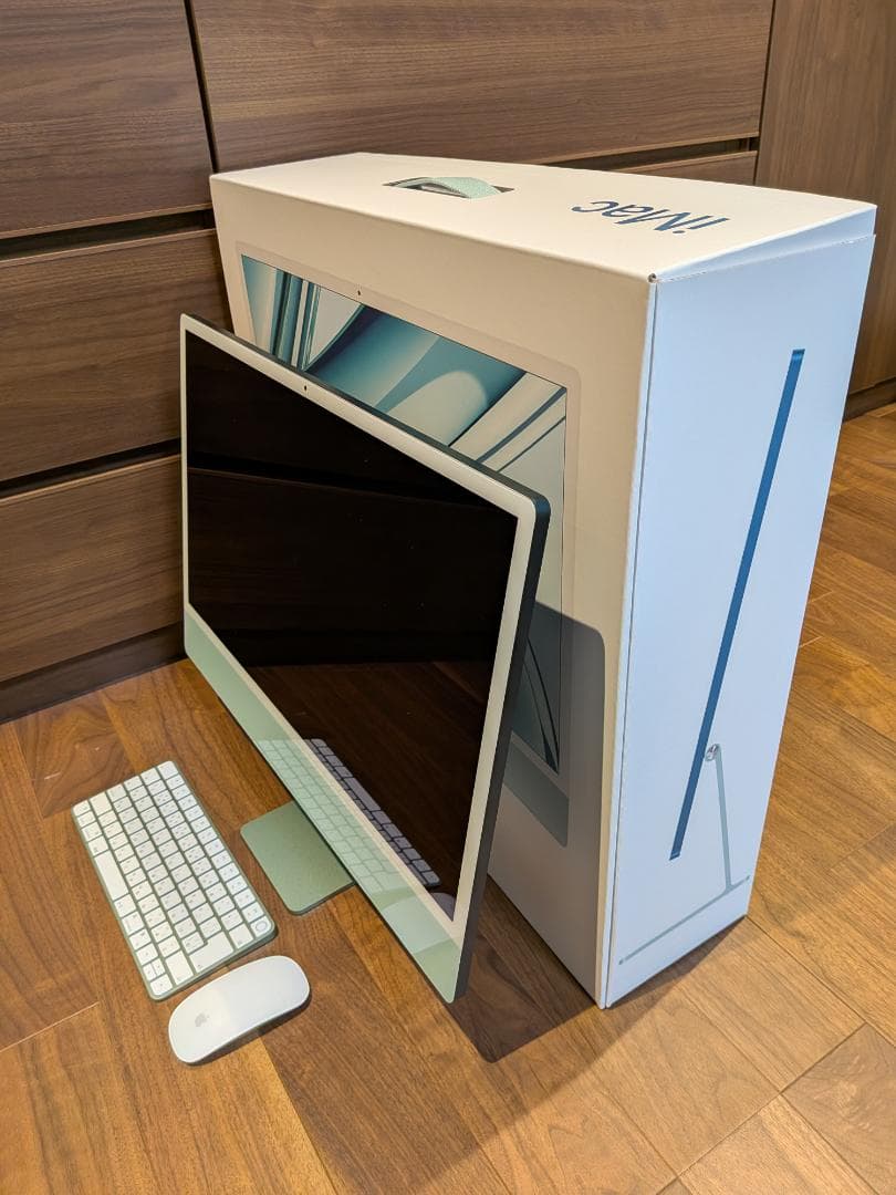 美品 Apple iMac 24inch M3 24GB 256GB グリーン