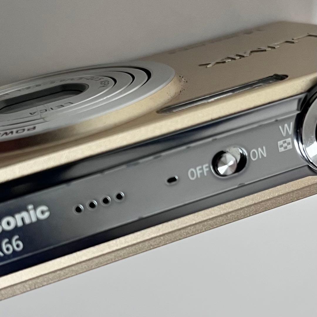 Panasonic DMC-FX66 コンパクトデジタルカメラ ゴールド