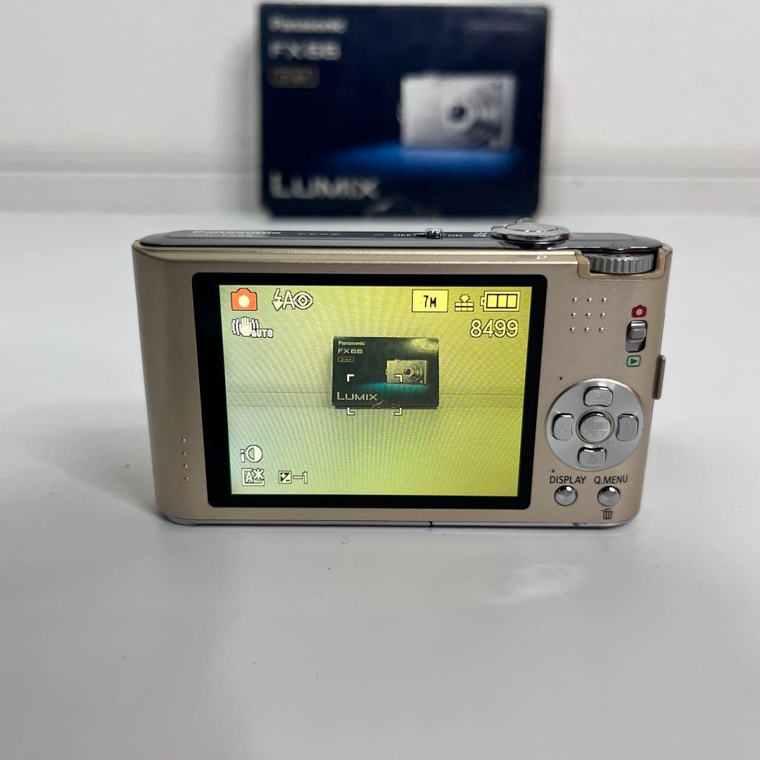 Panasonic DMC-FX66 コンパクトデジタルカメラ ゴールド